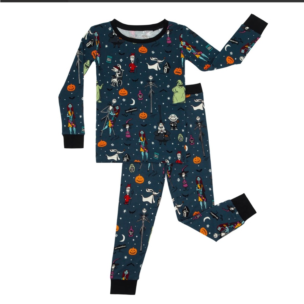 Little Sleepies Jack Skellington & Friends Two-piece Pajama Set size 16 youth